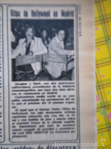 Coleccionismo de Revistas y Peri&oacute;dicos: recorte carmen sevilla burt lancaster