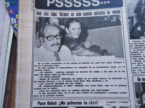 Collezionismo di Riviste e Giornali: recorte jose luis lopez vazquez
