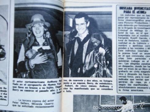 Collezionismo di Riviste e Giornali: recorte anthony perkins