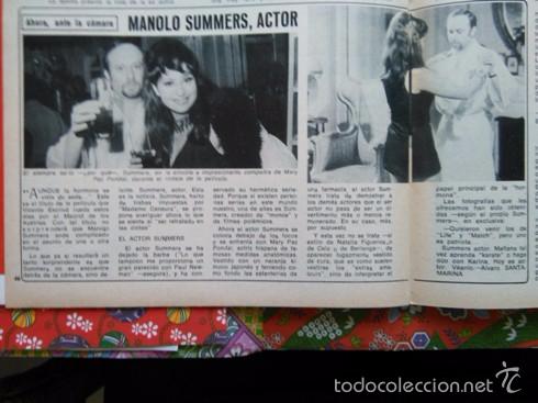 Collection Magazines and Newspapers: recorte manolo summers mary paz pondal