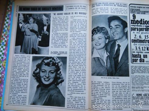 Coleccionismo de revistas y peri&oacute;dicos: recorte shelley winters