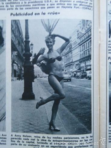 Coleccionismo de revistas y peri&oacute;dicos: recorte anny nelsen