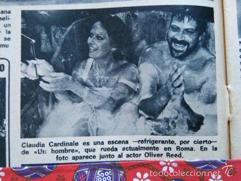 Coleccionismo de revistas y peri&oacute;dicos: recorte claudia cardinale