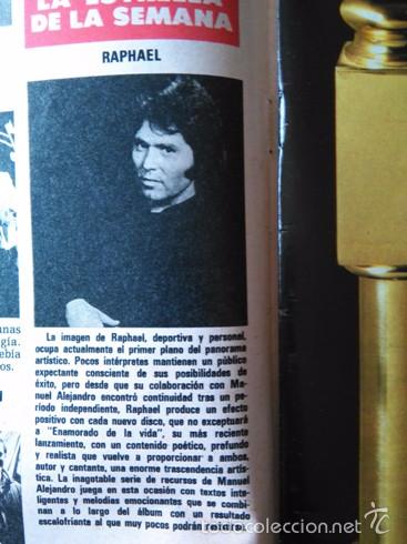 Coleccionismo de revistas y peri&oacute;dicos: recorte raphael - Foto 1