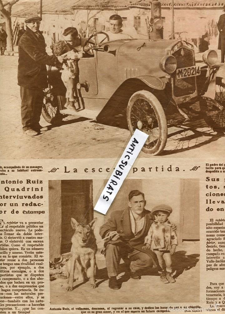 Coleccionismo de Revistas y Peri&oacute;dicos: ERVISTA A&Ntilde;O 1928 BOXEO ANTONIO RUIZ QUADRINI EN COCHE DE MADRID BUSSING FUTBOL ATHLETIC RACING UNION
