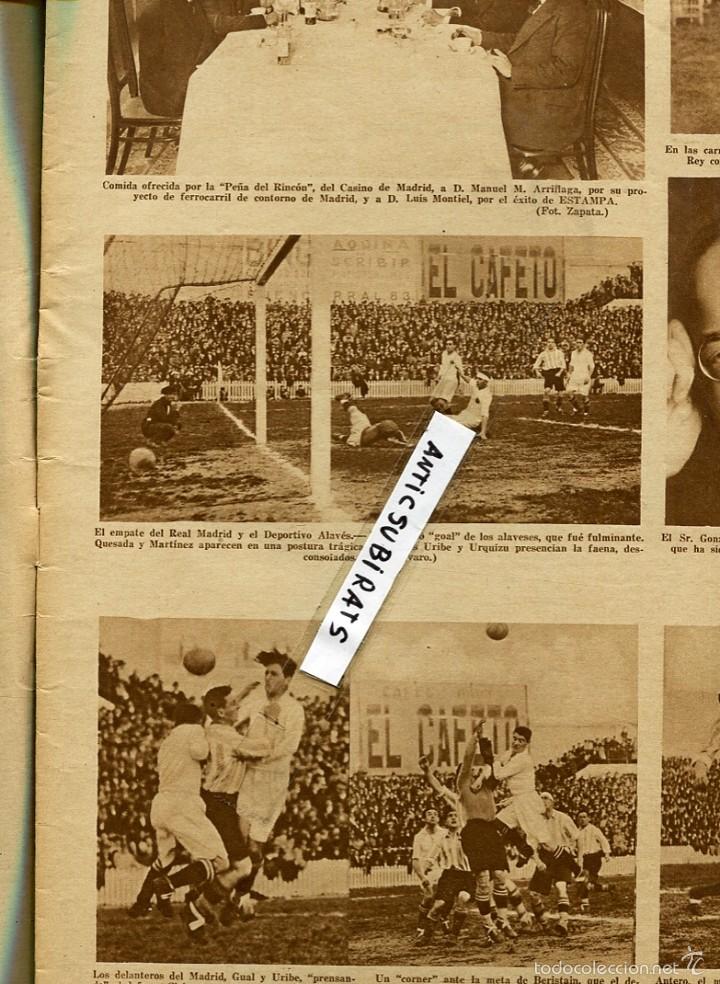 Coleccionismo de Revistas y Peri&oacute;dicos: 1928 ANTONIO LINARES ROTARY CLUB DE MADRID EN HOTEL RITZ TURISMO FUTBOL ALAVES URIBE URQUIZU GUAL