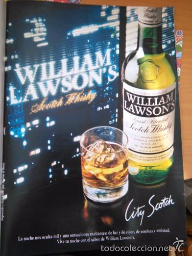 Coleccionismo de Revistas y Peri&oacute;dicos: recorte anuncio whisky william lawsons