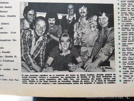 Collection Magazines and Newspapers: RECORTE sally carr middle of the road