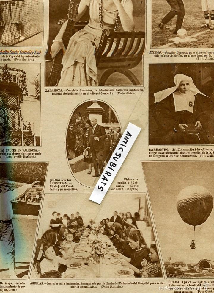 Coleccionismo de revistas y peri&oacute;dicos: REVISTA A&Ntilde;O 1928 FOTO DE AGUILAS CHOLATES NELIA VALENCIA F. C. FUTBOL CLUB ROCA REYES ARCADIO AMOROS