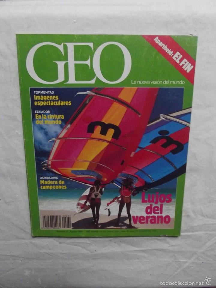 Collection Magazines and Newspapers: REVISTA GEO N&ordm; 31 LUJOS DEL VERANO AGOSTO 1989