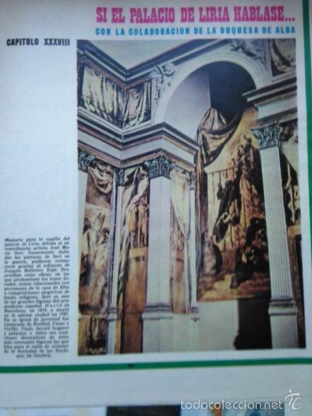 Colecionismo de Revistas e Jornais: recorte SI EL PALACIO DE LIRIA HABLASE DUQUESA DE ALBA GOYA