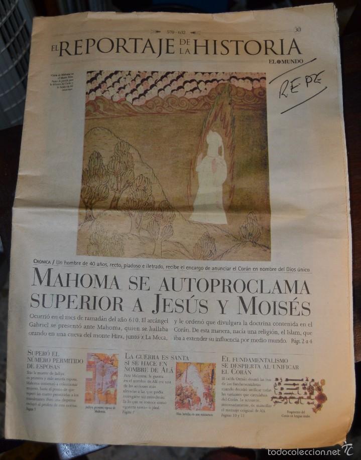 Sammeln von Zeitschriften und Zeitungen: EL REPORTAJE DE LA HISTORIA. COLECCIONABLE EL MUNDO 1989 . MAHOMA SUPERIOR JESUS. ISLAM