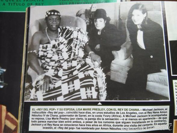 Coleccionismo de Revistas y Peri&oacute;dicos: recorte michael jackson lisa marie presley