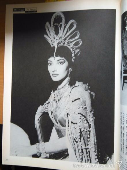 Colecionismo de Revistas e Jornais: RECORTE MARIA CALLAS JAPAN JAPON
