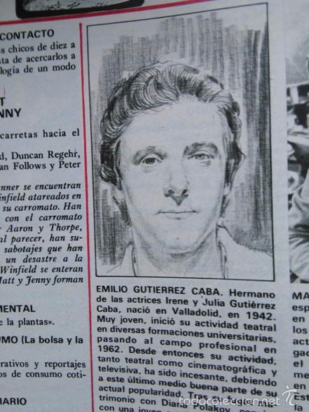 Coleccionismo de revistas y peri&oacute;dicos: RECORTE emilio gutierrez caba