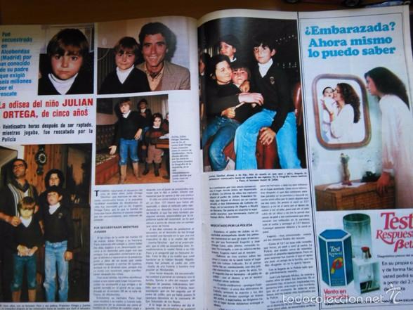 Collectionnisme de Revues et Journaux: recorte EL SECUESTRO DEL SOBRINO DE JOSE ORTEGA CANO JULIAN HIJO DE PACO