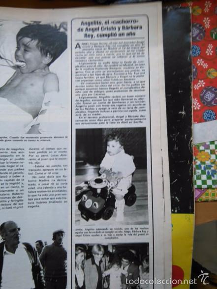 Collectionnisme de Revues et Journaux: recorte ANGEL CRISTO BARBARA REY