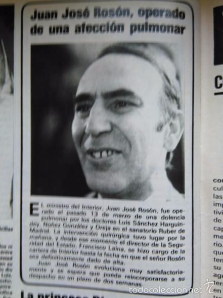 Collectionnisme de Revues et Journaux: recorte JUAN JOSE ROSON