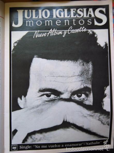 Coleccionismo de Revistas y Peri&oacute;dicos: recorte JULIO IGLESIAS MOMENTOS