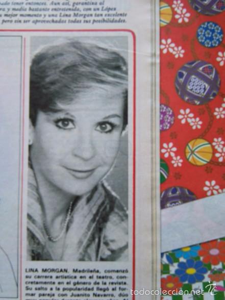 Coleccionismo de Revistas y Peri&oacute;dicos: recorte lina morgan