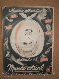 Coleccionismo de Revistas y Peri&oacute;dicos: La Codorniz. N&ordm; 319. 21 de diciembre de 1947. Cubierta de Herreros