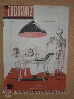 Coleccionismo de Revistas y Peri&oacute;dicos: La Codorniz. N&ordm; 344. 13 junio de 1948. Cubierta de Herreros