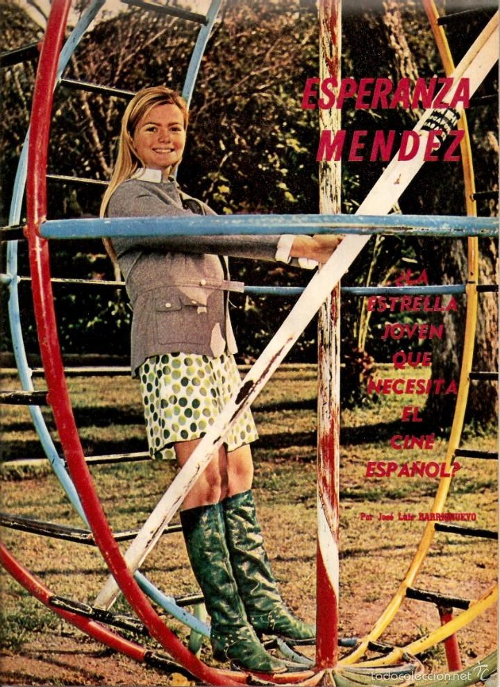 Coleccionismo de revistas y peri&oacute;dicos: A&Ntilde;O 1969 CINE ESPA&Ntilde;OL ESPERANZA MENDEZ ACTRIZ LA CASA DEL TORERO DOMINGO ORTEGA TOROS