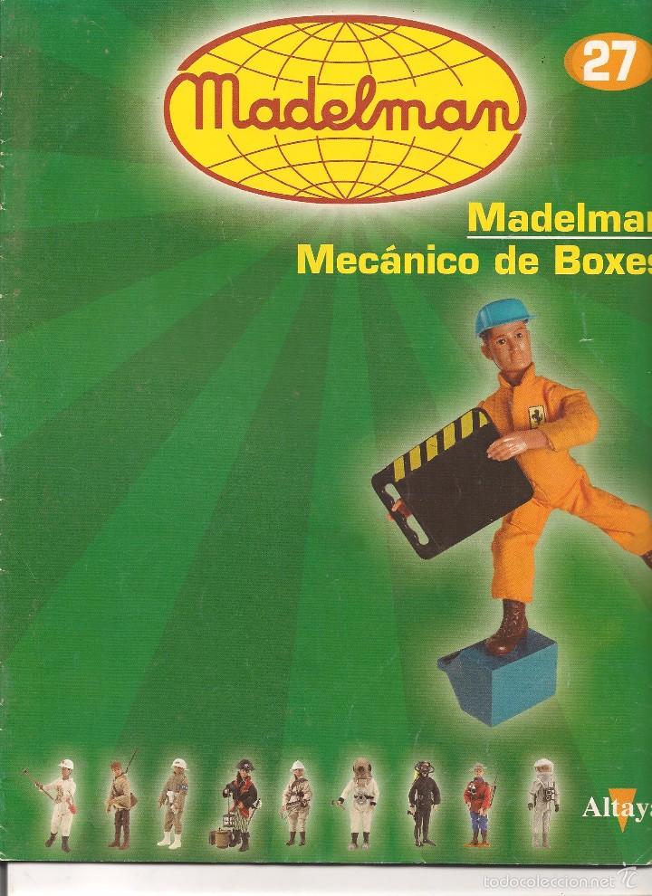 Coleccionismo de revistas y peri&oacute;dicos: MADELMAN. FASCICULO N&ordm; 27. MAC&Aacute;NICO DE BOXES.  ALTAYA. (P/B50)
