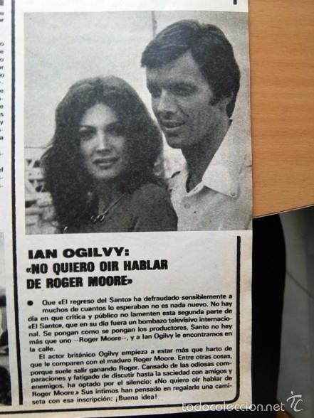 Collezionismo di Riviste e Giornali: recorte IAN OGILVY EL REGRESO DEL SANTO