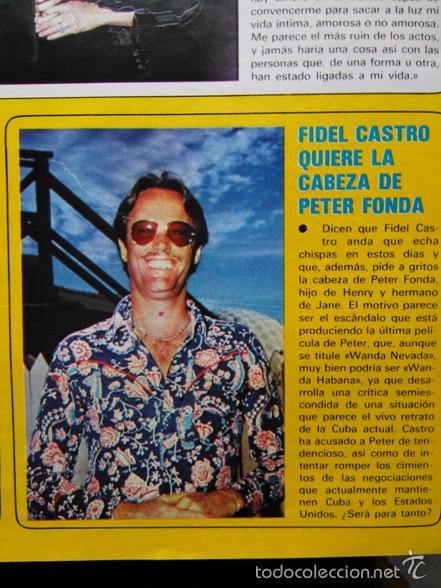 Collectionnisme de Revues et Journaux: RECORTE PETER FONDA