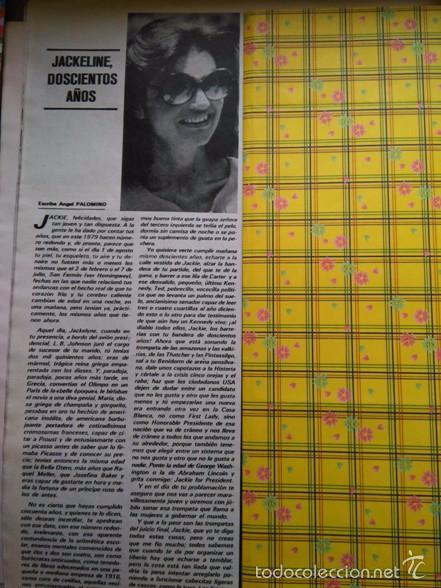 Collectionnisme de Revues et Journaux: RECORTE jacqueline onassis kenedy kennedy