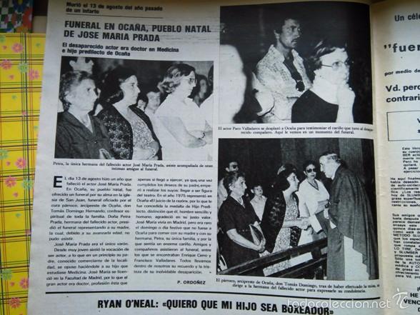 Collectionnisme de Revues et Journaux: RECORTE PACO VALLADARES OCA&Ntilde;A JOSE MARIA PRADA