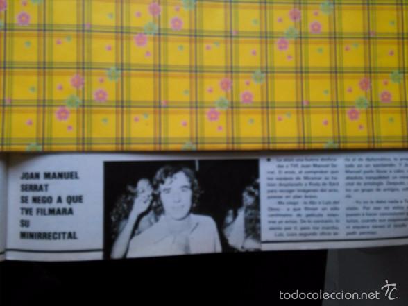 Collectionnisme de Revues et Journaux: RECORTE JOAN MANUEL SERRAT
