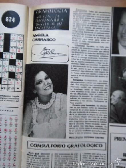 Collectionnisme de Revues et Journaux: RECORTE ANGELA CARRASCO