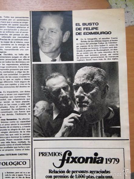 Collectionnisme de Revues et Journaux: RECORTE FELIPE DE EDIMBURGO