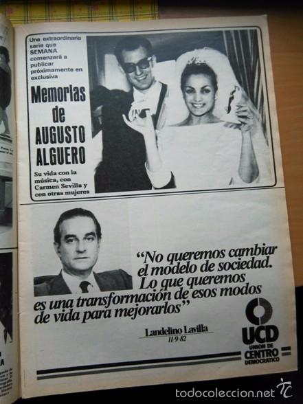 Coleccionismo de Revistas y Peri&oacute;dicos: RECORTE CARMEN SEVILLA AUGUSTO ALGUERO