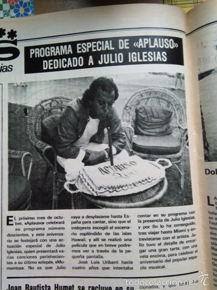 Coleccionismo de Revistas y Peri&oacute;dicos: recorte JULIO IGLESIAS