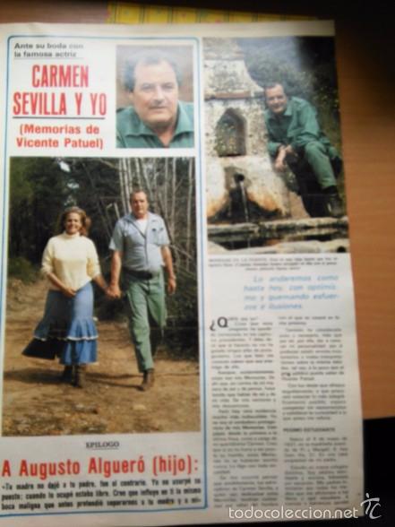 Coleccionismo de Revistas y Peri&oacute;dicos: recorte CARMEN SEVILLA VICENTE PATUEL MEMORIAS