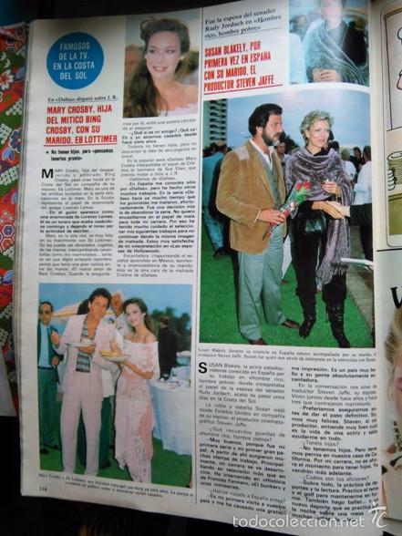 Sammeln von Zeitschriften und Zeitungen: recorte MARY CROSBY DALLAS SUSAN BLAKELY HOMBRE RICO HOMBRE POBRE