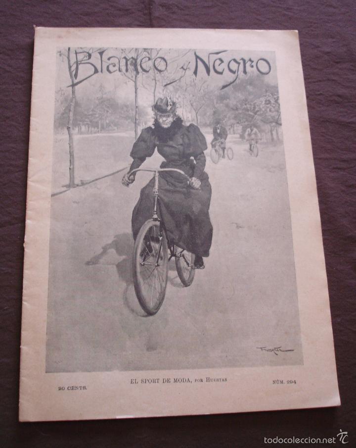 Colecionismo de Revistas e Jornais: BLANCO Y NEGRO - REVISTA ILUSTRADA - A&Ntilde;O VI - N&ordm; 294 - MADRID, 19 DE DICIEMBRE DE 1896