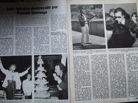 Coleccionismo de Revistas y Peri&oacute;dicos: recorte julio iglesias placido domingo