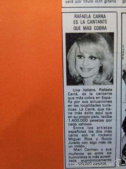 Coleccionismo de Revistas y Peri&oacute;dicos: recorte RAFFAELLA RAFAELA RAFAELL CARRA