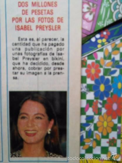 Coleccionismo de Revistas y Peri&oacute;dicos: recorte isabel preysler