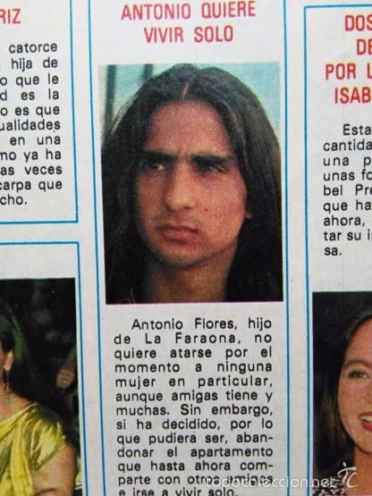 Coleccionismo de Revistas y Peri&oacute;dicos: recorte antonio flores