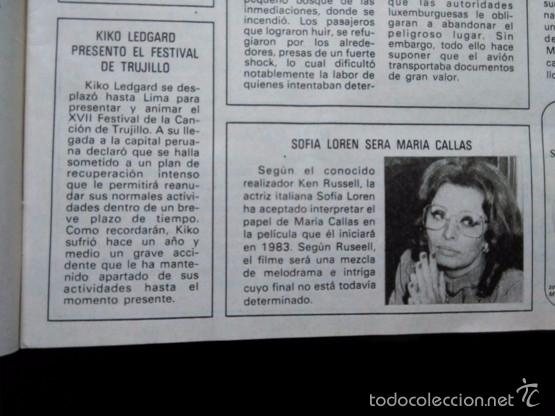 Collezionismo di Riviste e Giornali: recorte sofia loren sera maria callas