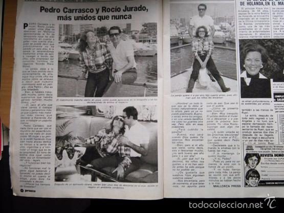 Coleccionismo de Revistas y Peri&oacute;dicos: recorte rocio jurado y pedro carrasco