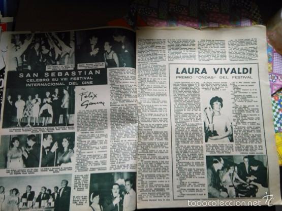 Coleccionismo de Revistas y Peri&oacute;dicos: RECORTE LAURA VIVALDI VIII FESTIVAL DE CINE SAN SEBASTIAN KATIA LORITZ CARMEN SEVILLA