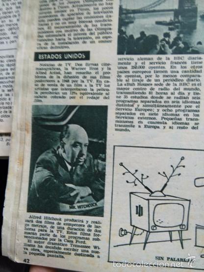 Coleccionismo de Revistas y Peri&oacute;dicos: RECORTE ALFRED HITCHCOCK 1960