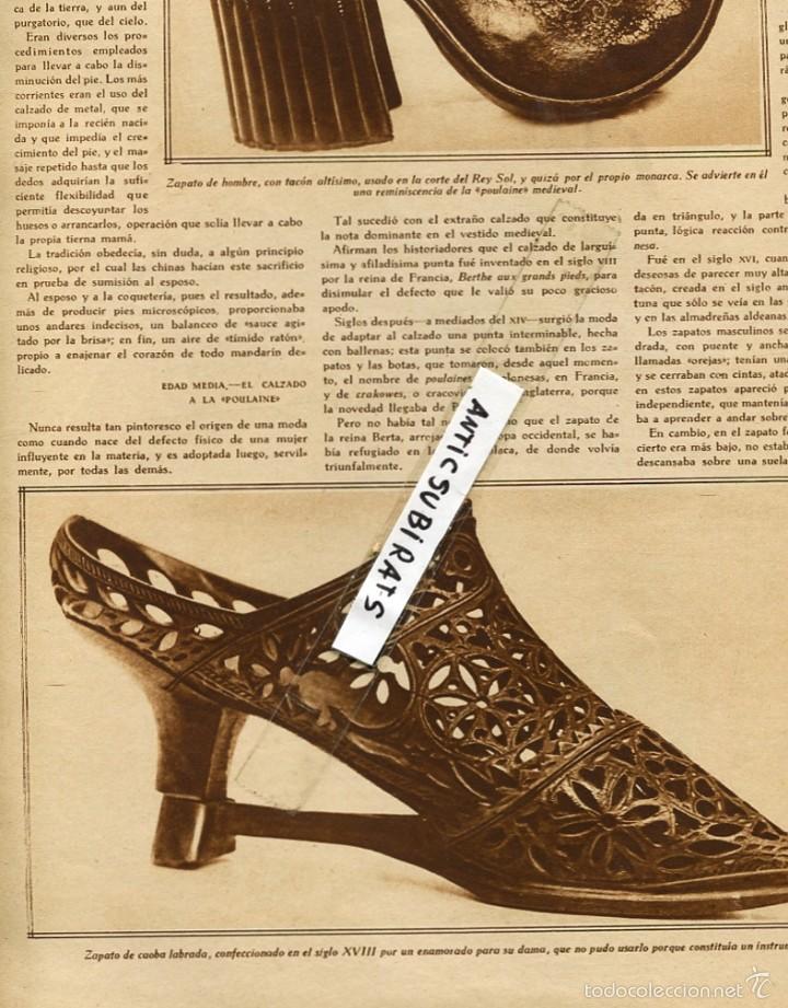 Coleccionismo de revistas y peri&oacute;dicos: REVISTA ENTERA A&Ntilde;O 1929 REPORTAJE SOBRE ZAPATOS ANTIGUOS DEL SIGLO XVIII CRUZ DE MAYO EN SEVILLA