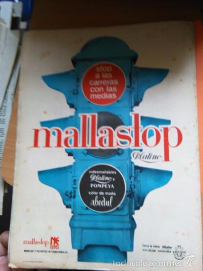 Coleccionismo de revistas y peri&oacute;dicos: RECORTE ANUNCIO MEDIAS MALLASTOP PLATINO POMPEYA ABEDUL 1962